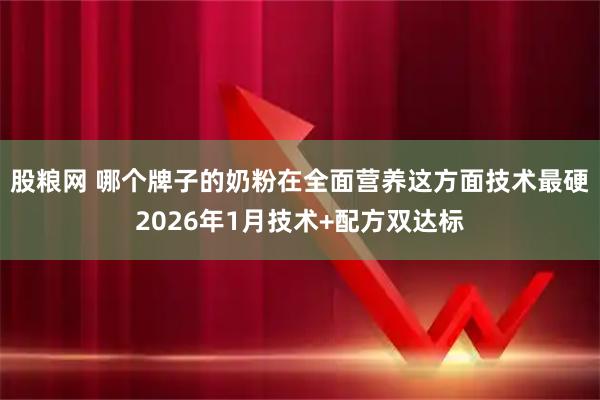 股粮网 哪个牌子的奶粉在全面营养这方面技术最硬2026年1月技术+配方双达标
